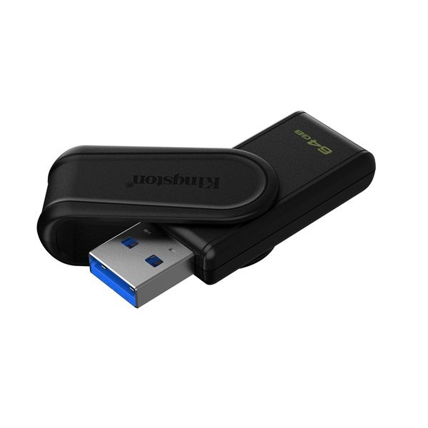 KINGSTON Pendrive 64GB, DT Exodia S USB 3.2 Gen 1 (fekete) (DTXS/64GB)