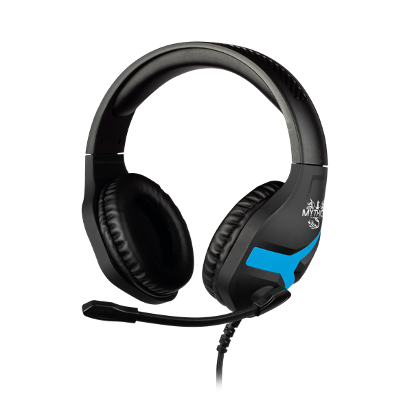 KONIX MYTHICS Nemesis Vezetékes Sztereó Gaming Headset PS4/PS5 (KX-GH-NMS-P4) Fekete-Kék