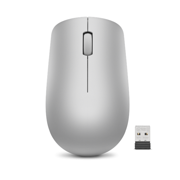 Lenovo 530 Vezeték Nélküli Egér (GY50Z18984) Platinum szürke