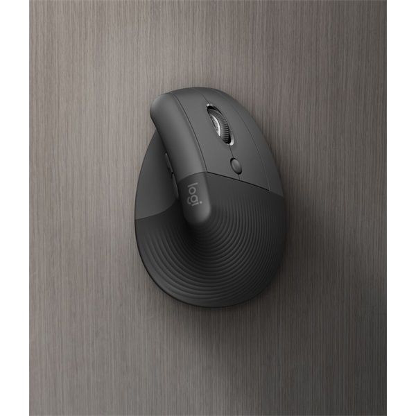 LOGITECH LIFT Vertical Ergonomic Bluetooth Optikai Egér (910-006494) Grafitszürke