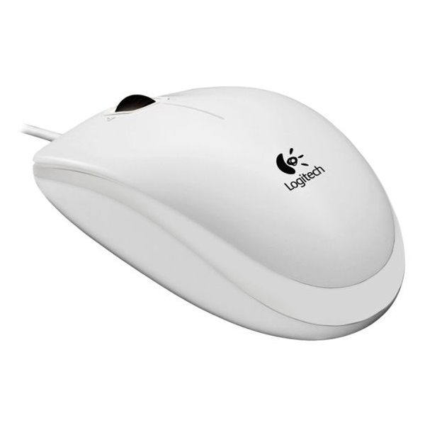 LOGITECH B100 Vezetékes egér - OEM (910-003360) Fehér