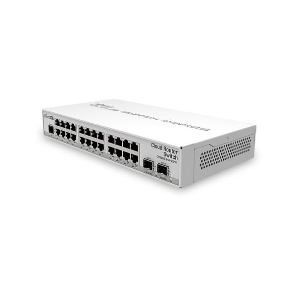 MIKROTIK CRS326-24G-2S+IN 24-portos asztali Switch