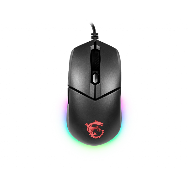 MSI Clutch GM11 GAMING egér (S12-0401650-CLA) fekete