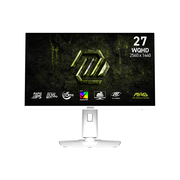 MSI MAG 274QRFW X32 Rapid IPS 27" WQHD 2560x1440 GAMING Monitor White (9S6-3CE49H-028)