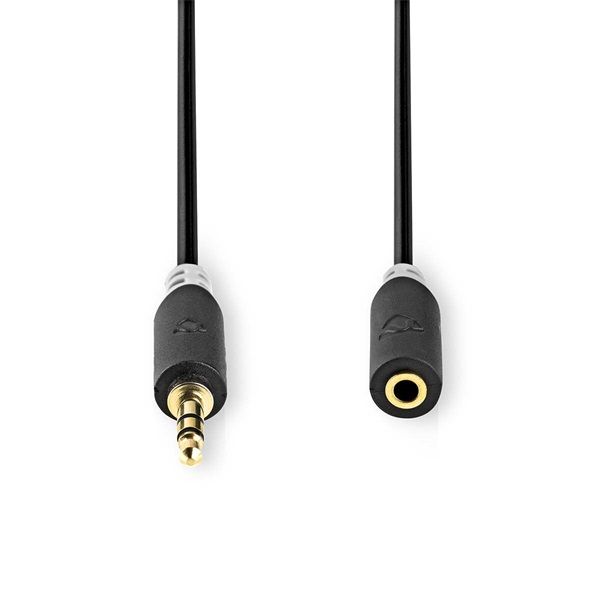 Nedis sztereo audió kábel 3,5mm sztereo jack dugó - 3,5mm sztereo jack aljzat, 1 m (CABW22050AT10 )