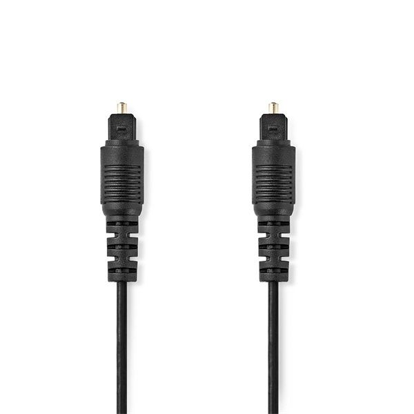 Nedis CAGL25000BK50 optikai audio kábel, TosLink dugó, hossz 5m