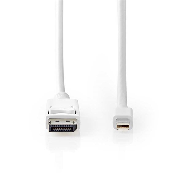 Nedis DisplayPort 1.4 kábel, displayport dugó - mini display port dugó, 2m (CCGB37404WT20)
