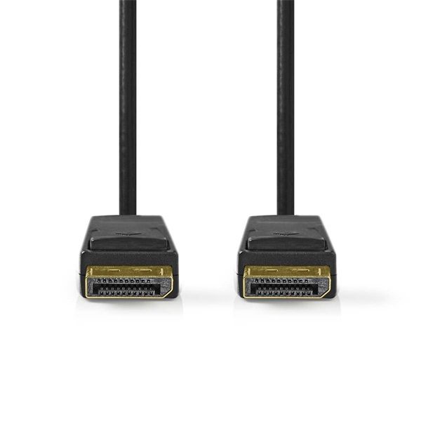 Nedis CCGL38010BK20 Displayport 2.1 kábel, 8K@60Hz, aranyozott csatlakozók, 2m
