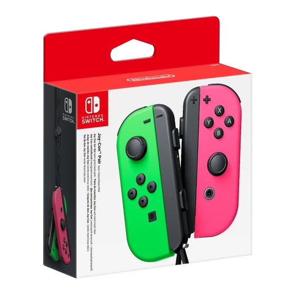 Nintendo Switch Joy-Con Kontrollercsomag (Neon Zöld/Neon Pink)