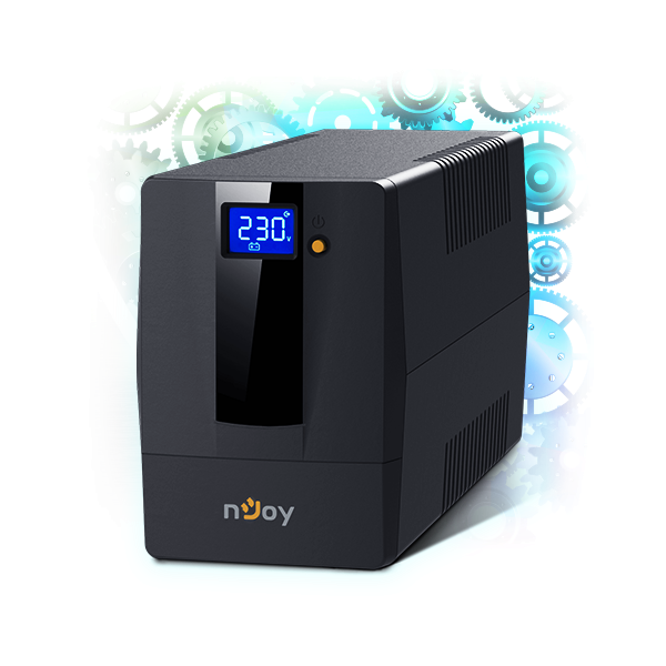 NJOY UPS Horus Plus 600 600VA (PWUP-LI060H1-AZ01B) Szünetmentes tápegység