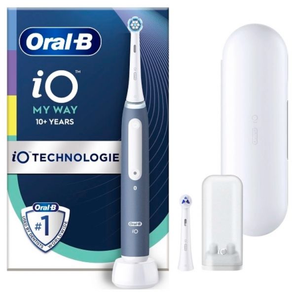 Oral-B iO Teens My Way elektromos fogkefe, Ocean Blue + Extra Brush Head (10PO010416)