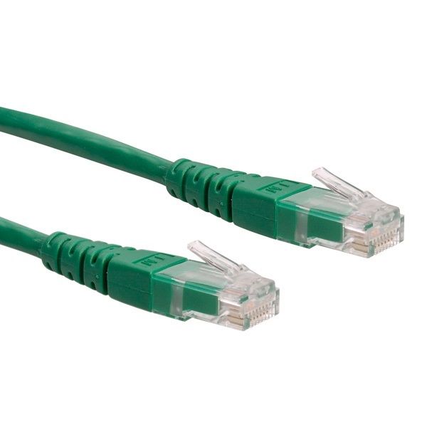 ROLINE UTP CAT6 kábel, 30cm (21.15.1513) zöld