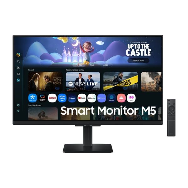 SAMSUNG 32 M5 FHD SMART VA monitor (LS32FM500EUXDU) fekete