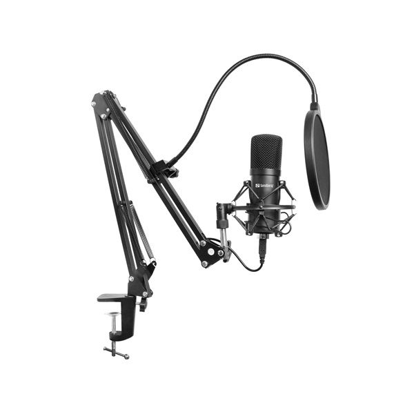 Sandberg USB Streamer Mikrofon Kit (126-07) Fekete