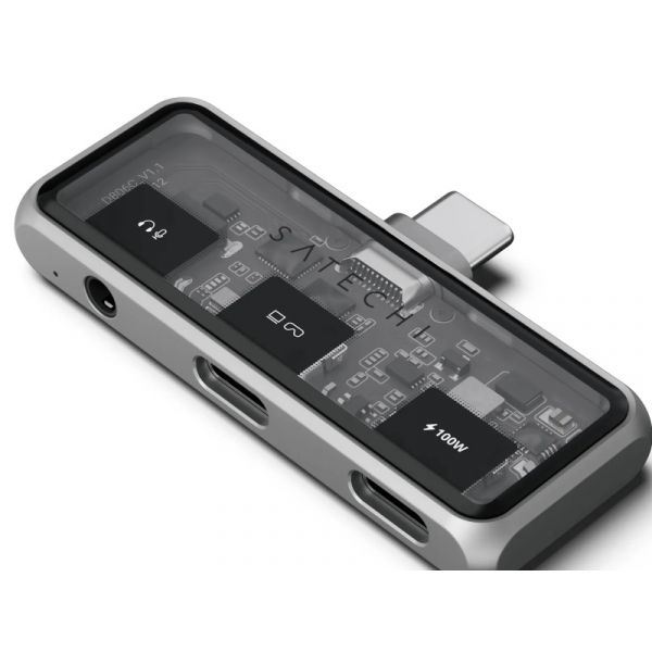 Satechi Mobile XR Hub with dual USB-C and Audio - Space Gray (ST-HXRAJM)