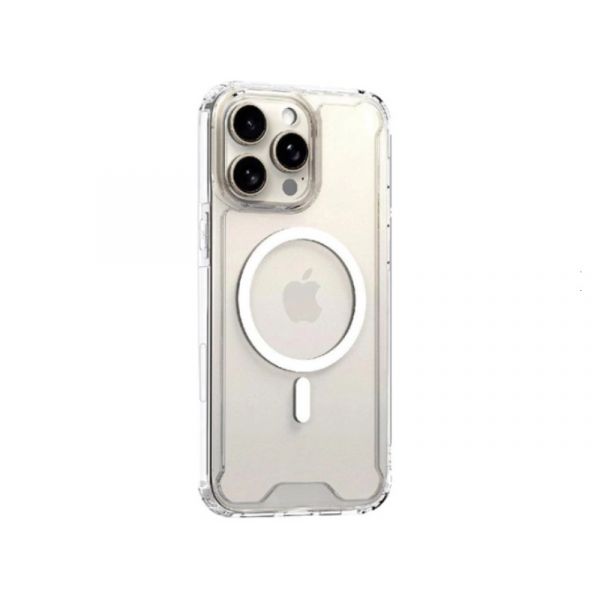 Szilikon telefonvédő tok Apple iPhone 16 Pro Max-hoz (GP-160763) átlátszó
