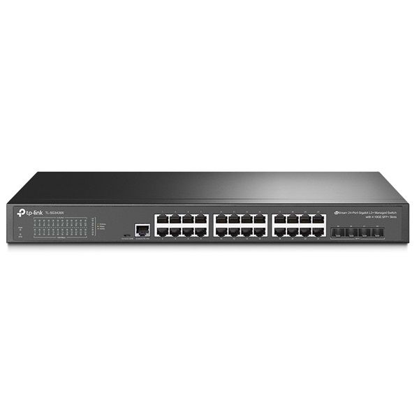 TP-LINK JetStream 24-Port Gigabit Menedzselhető Switch (TL-SG3428X)
