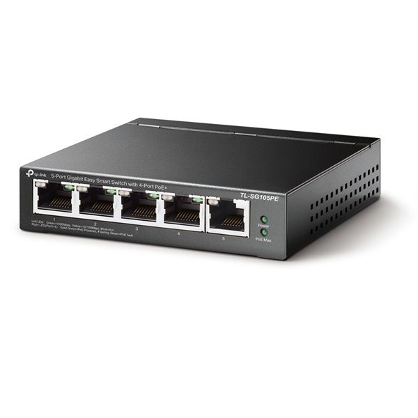 TP-Link TL-SG105PE Fémházas Asztali Switch