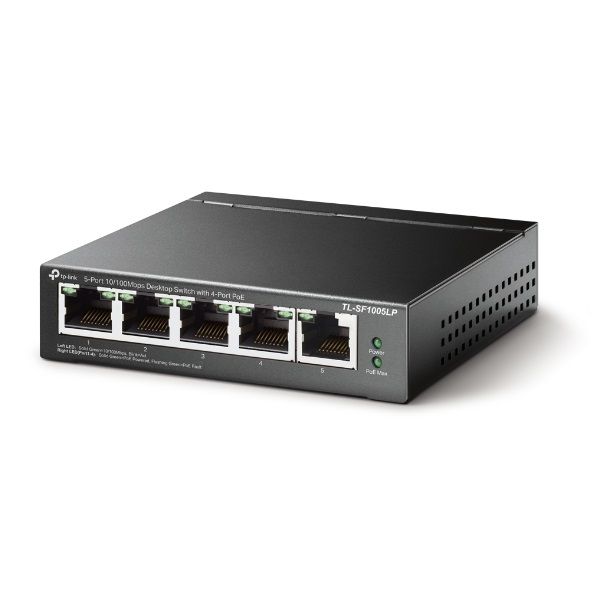 TP-Link TL-SF1005LP Fémházas Asztali Switch