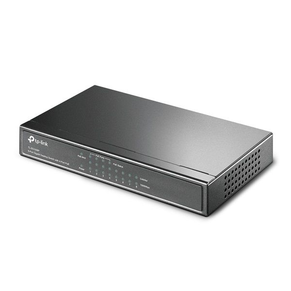 TP-Link 8 portos gigabites asztali switch 4 PoE porttal (TL-SG1008P)