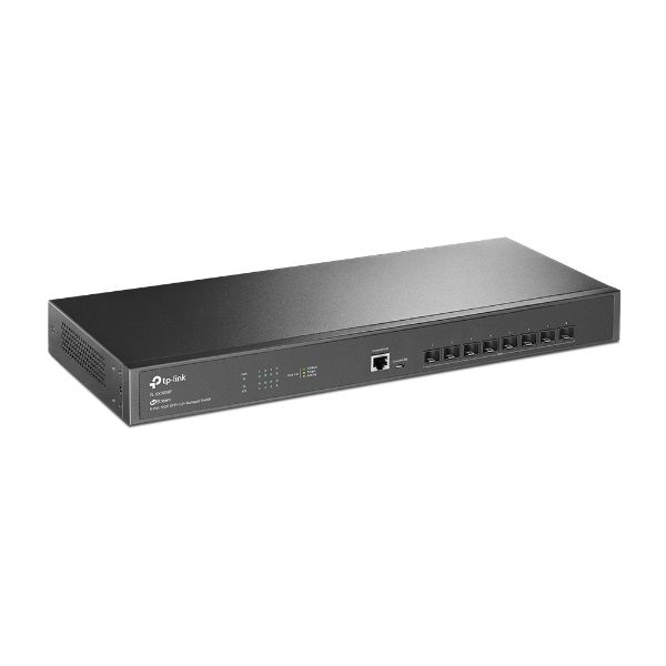 TP-Link TL-SX3008F JetStream 8-Port 10GE SFP+ L2+ Menedzselhető Switch
