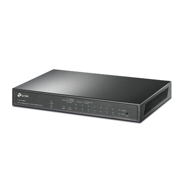 TP-Link TL-SG1210MPE 9 Portos Menedzselhető Fémházas Asztali Switch