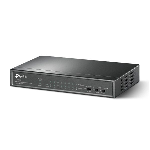 TP-Link TL-SF1009P Fémházas Asztali Switch