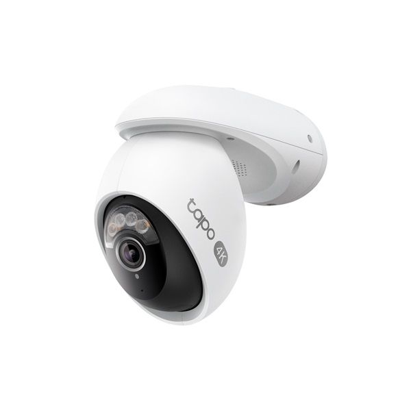TP-LINK Wireless Kamera Cloud kültéri forgatható színes éjjellátó 4K 8 Megapixel, AI támogatás, Dual-Band (TAPO C560WS)