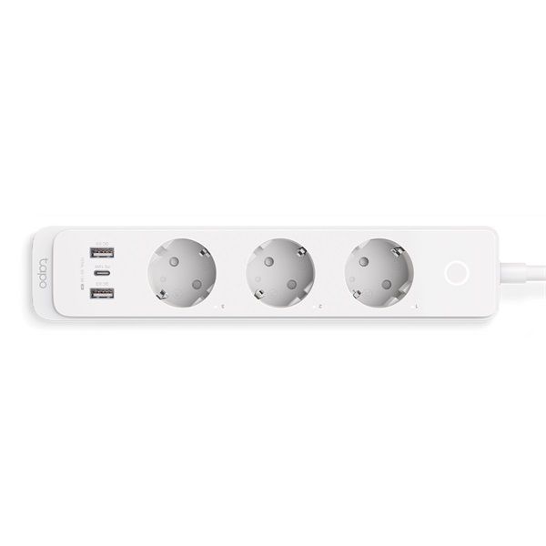 TP-Link Tapo P300 Okos Elosztósor Wifi-s, 3xDugalj + 2xUSB + 1x 18W USB-C