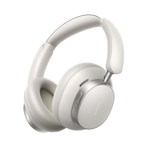 UGREEN HP206 vezeték nélküli fejhallgató, Studio Pro Hybrid ANC (fehér)