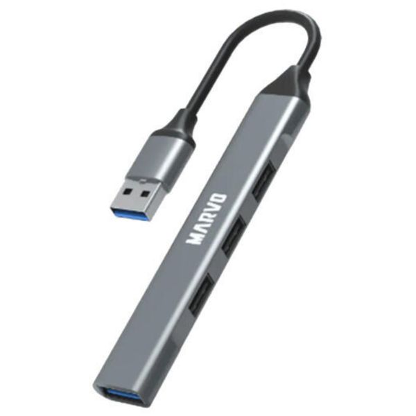 MARVO USB HUB - USB-A - 4x USB-A, 1x USB-C (UH-ATC01)
