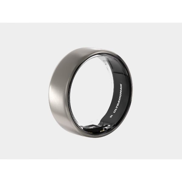 Ultrahuman Ring Air - Smart Ring / Size-08- Raw_Titanium okosgyűrű (UHRA-RT-08)