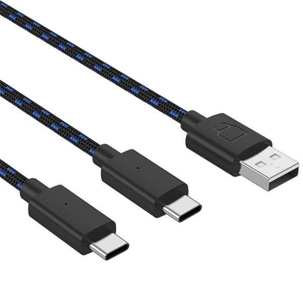 Venom PS5 DualSense Kontroller Dupla Töltő kábel 3 m Fekete (VS5002)