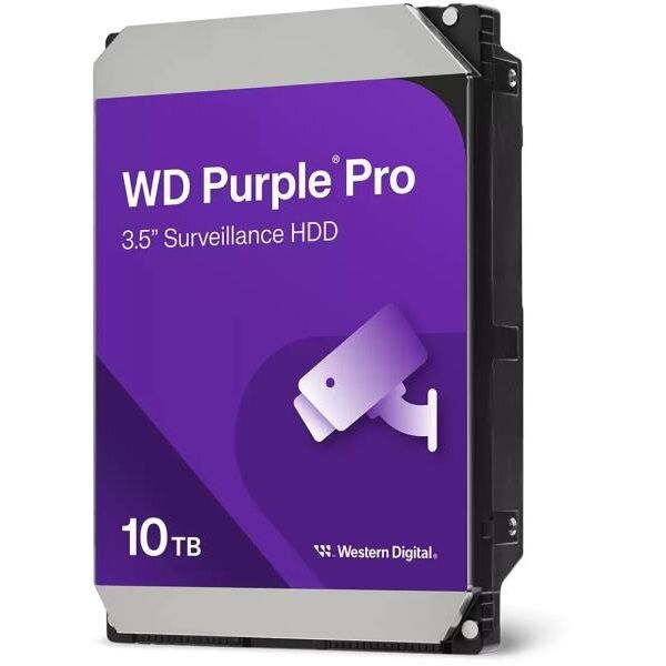 WESTERN DIGITAL 3.5" HDD SATA-III 10TB 7200rpm 256MB Cache, CAVIAR Purple Pro (WD102PURP)