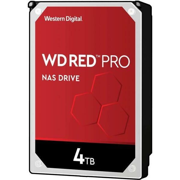 WESTERN DIGITAL 3.5" HDD SATA-III 4TB 7200rpm 256MB Cache, RED Pro (WD4005FFBX)