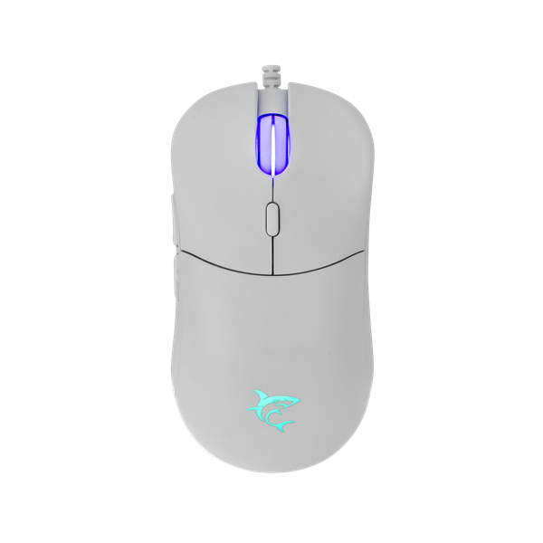 White Shark BAGDEMAGUS-W, GM-5010W gamer egér, fehér