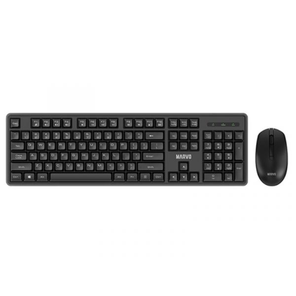 MARVO WS005 HU BK vezeték nélküli combo